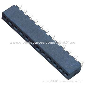 3.96mm Female Header/Power Socket, Single Row Straight Type, RoHS Compliant